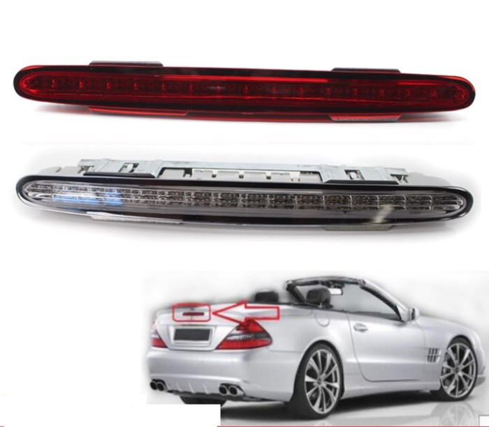 LED Rear Third Brake Light Stop Lamp For Mercedes Benz SL-Class R230 SL300 SL350 SL500 SL500 SL550