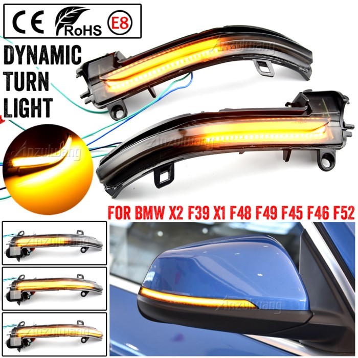 Dynamic Turn Signal Light For BMW X1 F48 X2 F39 1 2 Series F52 F45 F46 Z4 G29 LED Side Mirror Indic