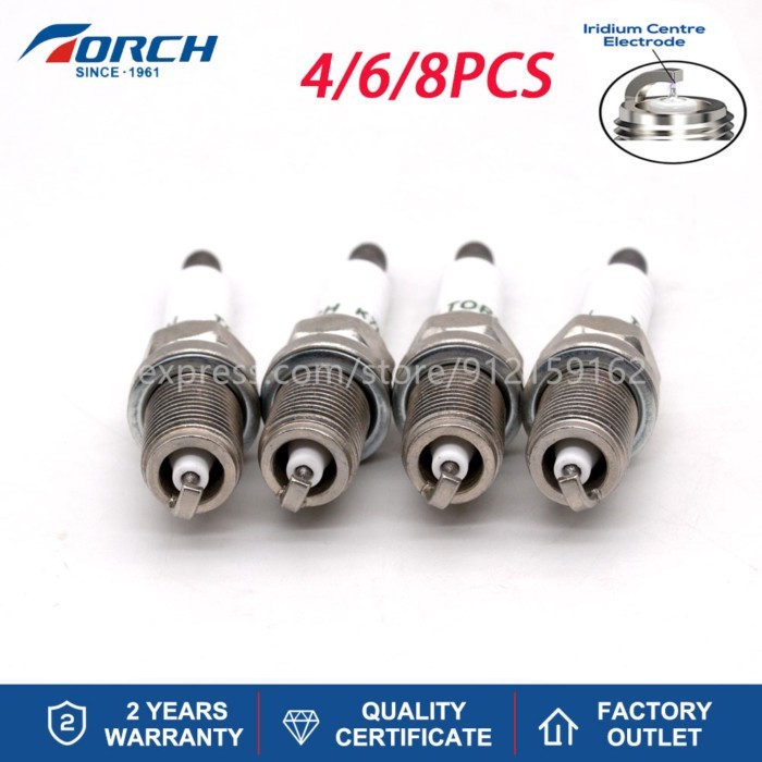 Candle ZFR6FIX-11 Iridium Spark Plug Replacement Torch Brand K7RTAI  for 0242235776 Champion 9812 D