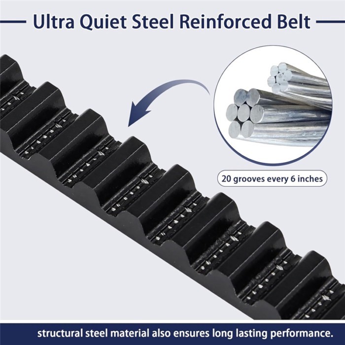 41A5434-11A Drive Belt 234In For 7FT Garage Door Opener, Compatible For Liftmaster/Chamberlain/Sent