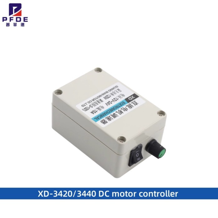 12V24V DC motor speed regulator 120W small motor transmission micro motor LED controller XD-3420 XD
