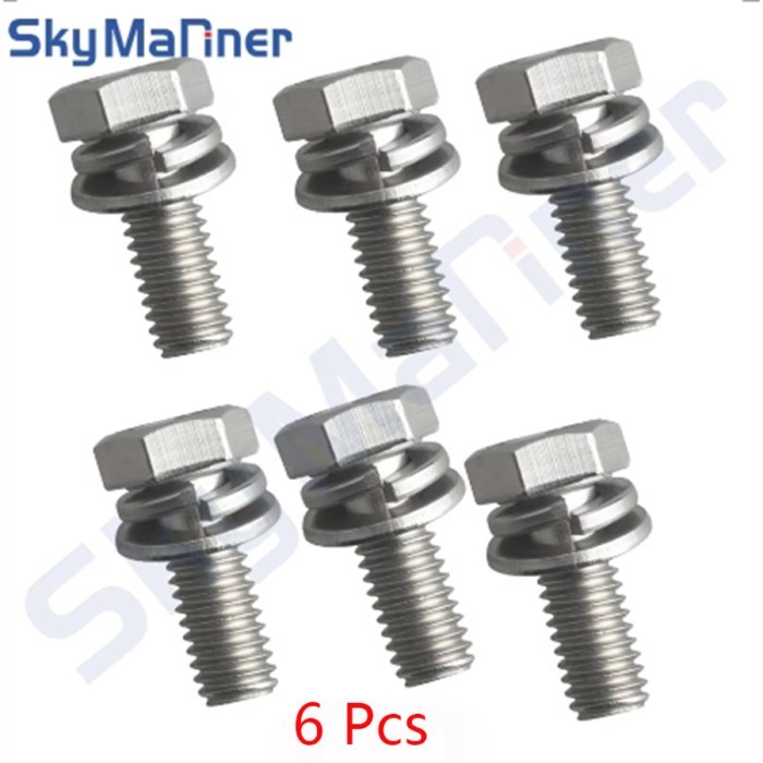 68T-15793-00-00 Screw 63V-15768-00-00 Bolt for yamaha 9.9HP 15HP 68T-15793 63V-15768