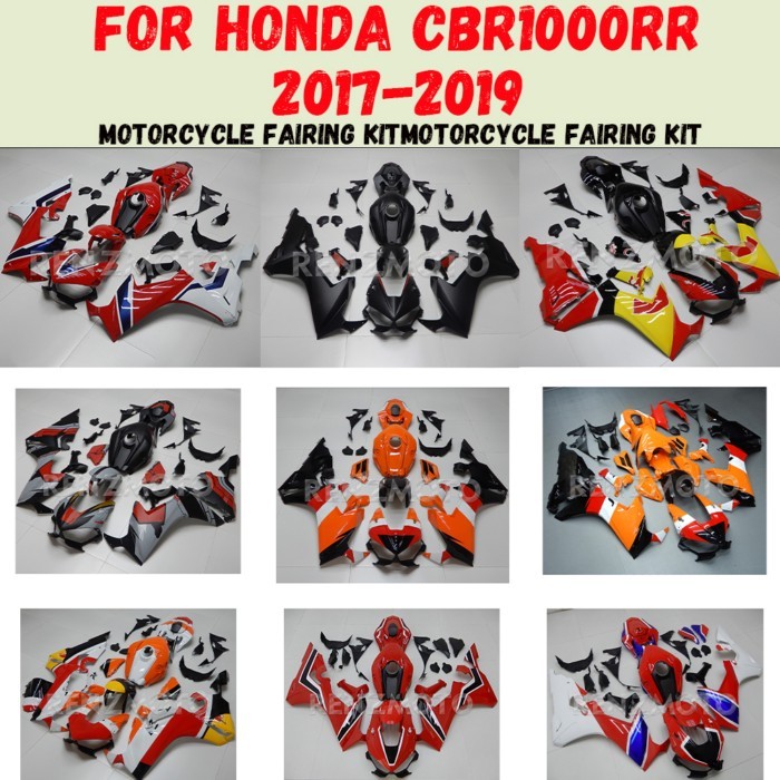 For Honda CBR1000RR CBR 1000RR 1000 CBR1000 RR 2017 2018 2019 Cowl Plastic Body Fairing Kit Motorcy