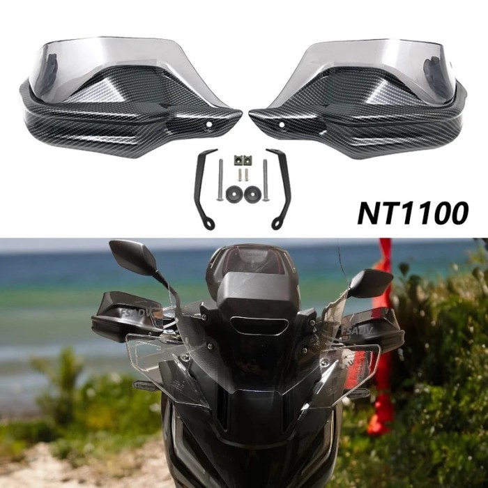 Motorcycle Handguard Shield Hand Guard Protector Windshield For HONDA NT1100 NT 1100 nt1100 nt 1100
