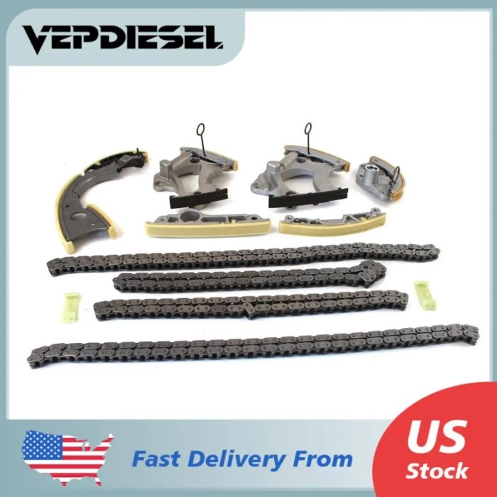 1 set Timing Chain Kit For VW Touareg Audi S4 A7 A8 Q5 Q7 CJTC CJTB CNAA CJWB 3.0T With 3 Months Wa