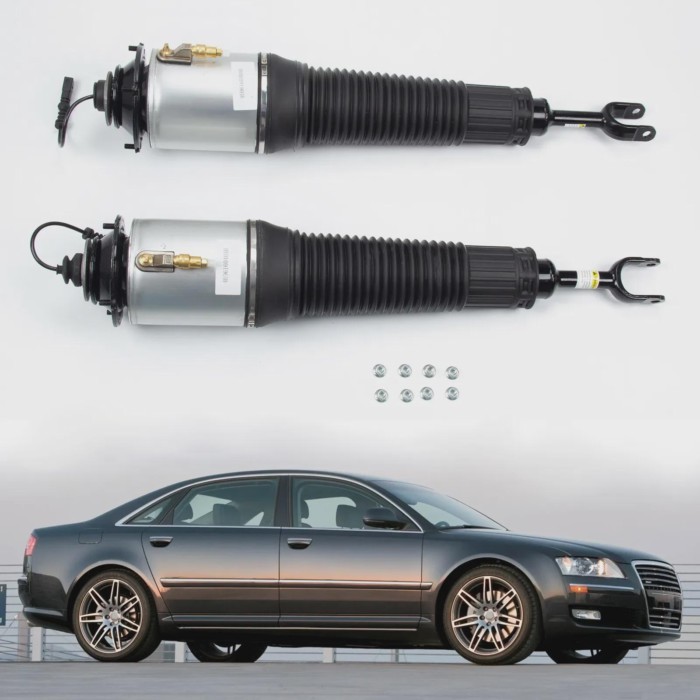 1PC Front Air Suspension Shock absorber Air Strut For Audi A8 S8 D3 4E 4E0616039AF 4E0616040AF 4E0