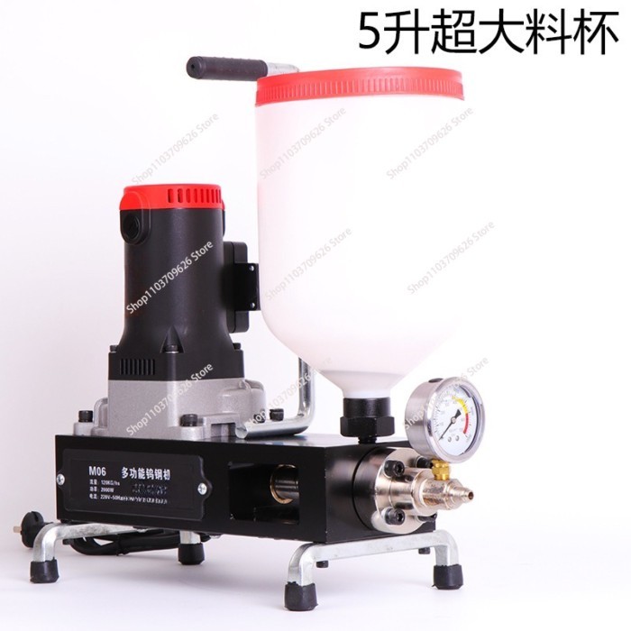EC-9999 High Pressure Epoxy Grouting Machine 220V/1100W Epoxy/Polyurethane Foam Injection Pump Crac