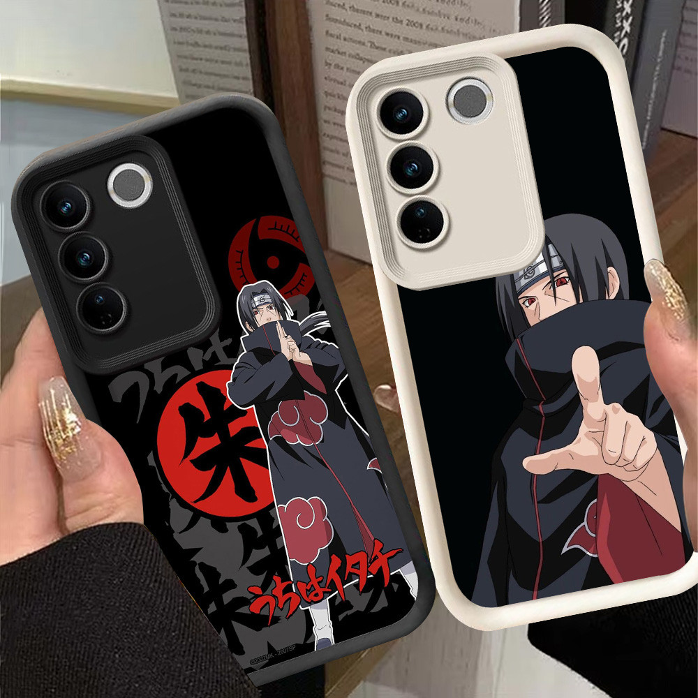 G-45 Naruto Sasuke Casing สําหรับ VIVO Y81 Y81s V29 V29E Y100 Pro สีดําและสีขาว