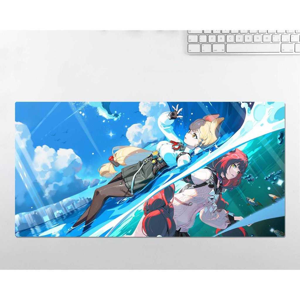 อะนิเมะแผ่นรองเมาส์ขนาดใหญ่,Zenless Zone Zero ZZZ Alice Thymefield Ukinami Yuzuha,โต๊ะ,Mousepads ,Ga