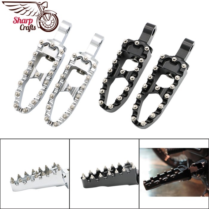 Motorcycle Foot Pegs Footrests Pedal Pad CNC For Harley Street XG500 XG750 XG750A Sportster XL883 X