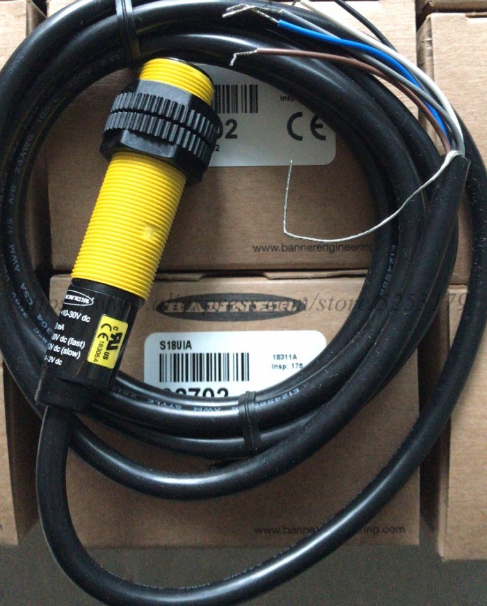 1PCS New Original Genuine Ultrasonic Photoelectric Switch Sensor S18UBA S18UUA S18UIA