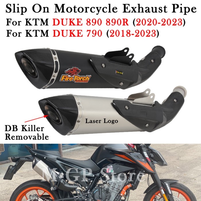 Plug And Play For KTM DUKE 790 890 890R DUKE790 DUKE890 2018 - 2022 2023 Motorcycle Exhaust Escape