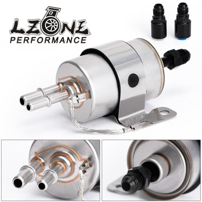 58PSI 6AN To 3/8'' 6AN To 5/16'' Car Fuel Filter Regulator 58PSI Fuel Pressure Adjustment Filter Fo