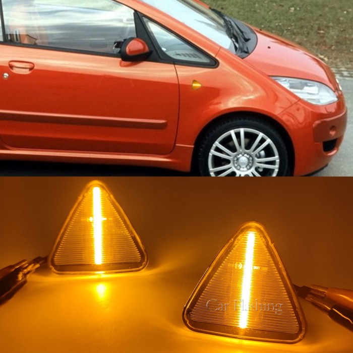 LED Dynamic Blinker Side Marker Fender Turn Signal Light For Mitsubishi Colt CZC CZ3 Z23 Z24 Z25 Z3