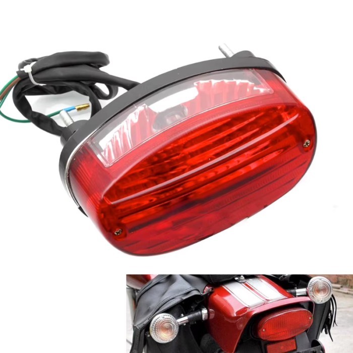 For Yamaha Drag Star 400 DS 400 DS400 12V Motorbike Taillight Motorcycle Rear Tail Light Brake Ligh
