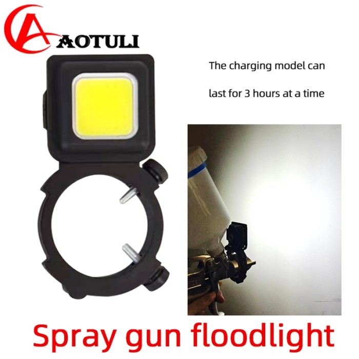 Spray Gun Light Spray Paint Night Work Floodlight Spray Adapters Paint Care Aerosol Spray Gun Handl