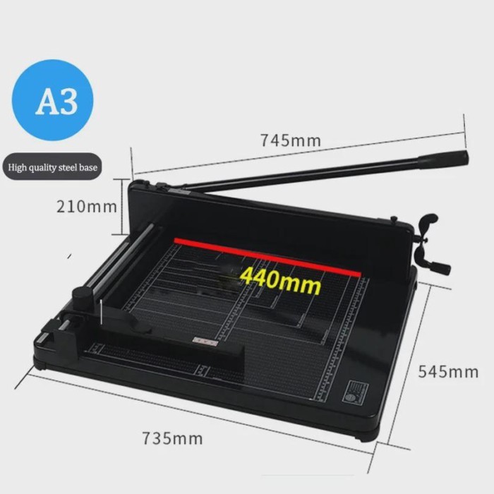 Hot Sale 858A3 Office Tools Paper Cutting Machine Manual Paper Cutting Trimming Machine Office Docu