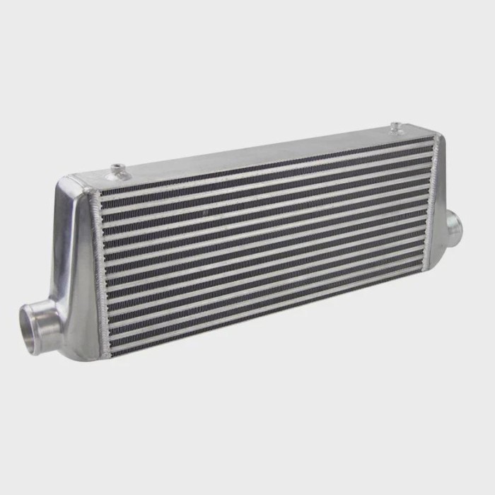 Universal Bar & plate FMIC Intercooler 550x230x76mm Inlet/Outlet 2.5" Aluminum