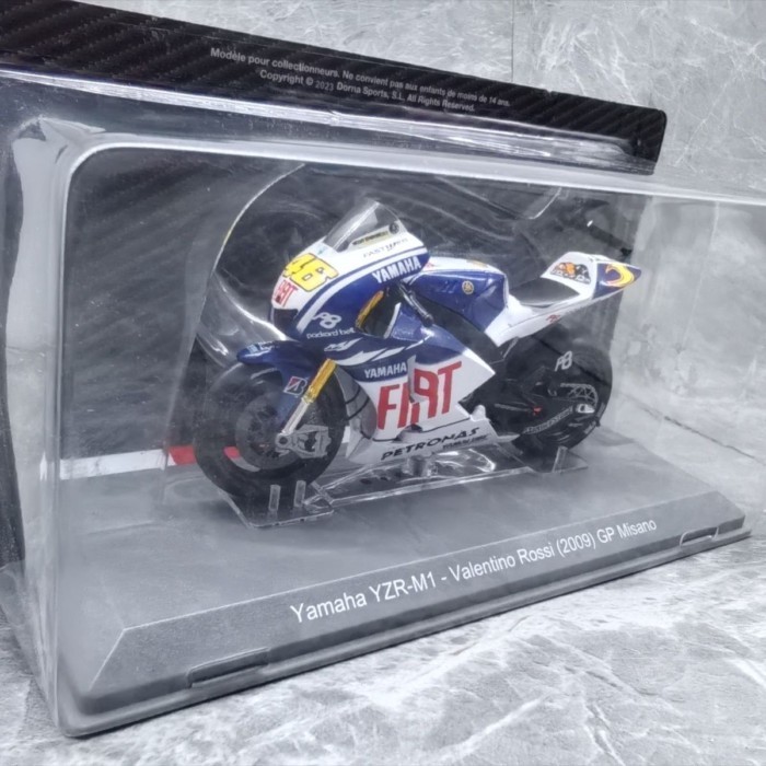IXO 1/18 Yamaha YZR M1 Valentino 2009 GP MISANO Rossi รถจักรยานยนต์