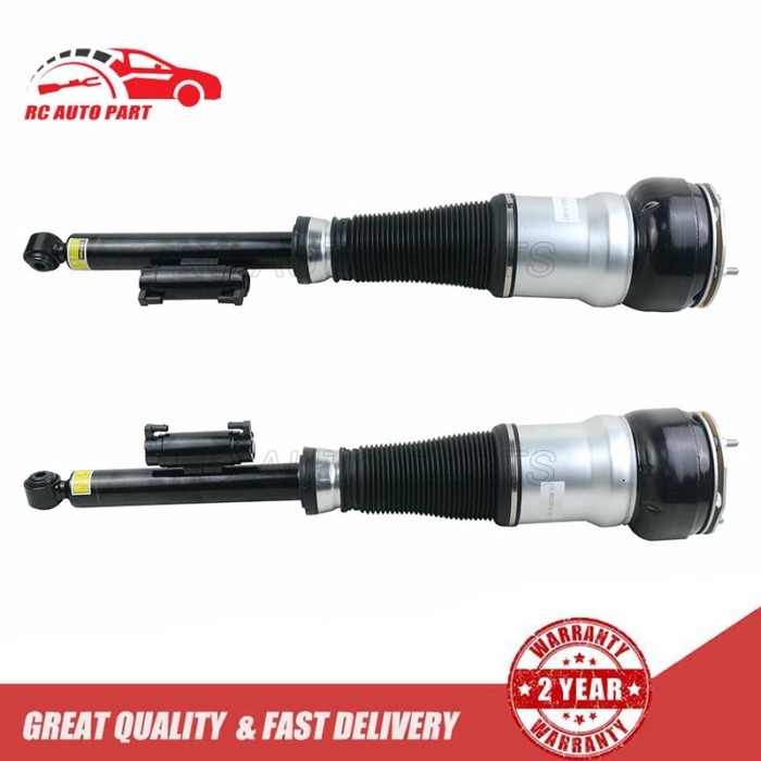 2pcs For Mercedes-Benz W222 X222 S600 S63AMG S65AMG S650 Rear Left &Right Air Struts Suspension Sho