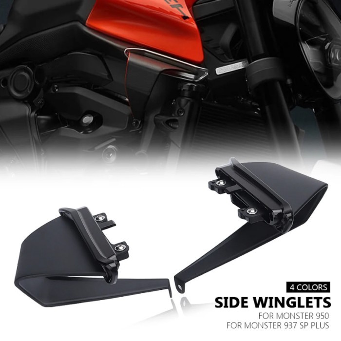 Motorcycle Monster937 Monster950 Spoiler Wing Aerodynamic Side Winglet For DUCATI Monster 937 SP Pl
