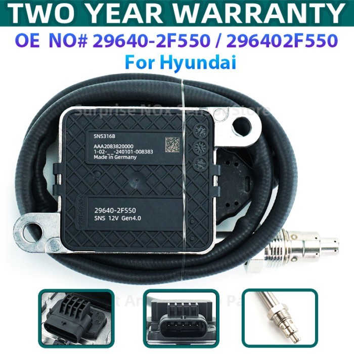 High quality New 29640-2F550 SNS3136B 296402F550 Nitrogen Oxide Sensor For KIA Hyundai Staria 2.2 D