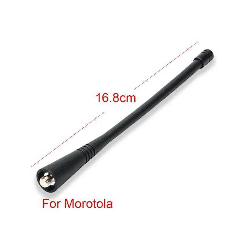 ▥ 1Pc Pmae416 Nae6483 Flexible Whip Antenna UHF 4-47 Mhz 17Cm For Motorola Gp34 Gp64 Gp328 Pro5