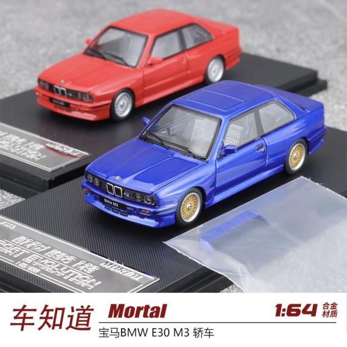 Mortal 1: 64 BMW BMW E30 M3 โมเดลรถอัลลอย