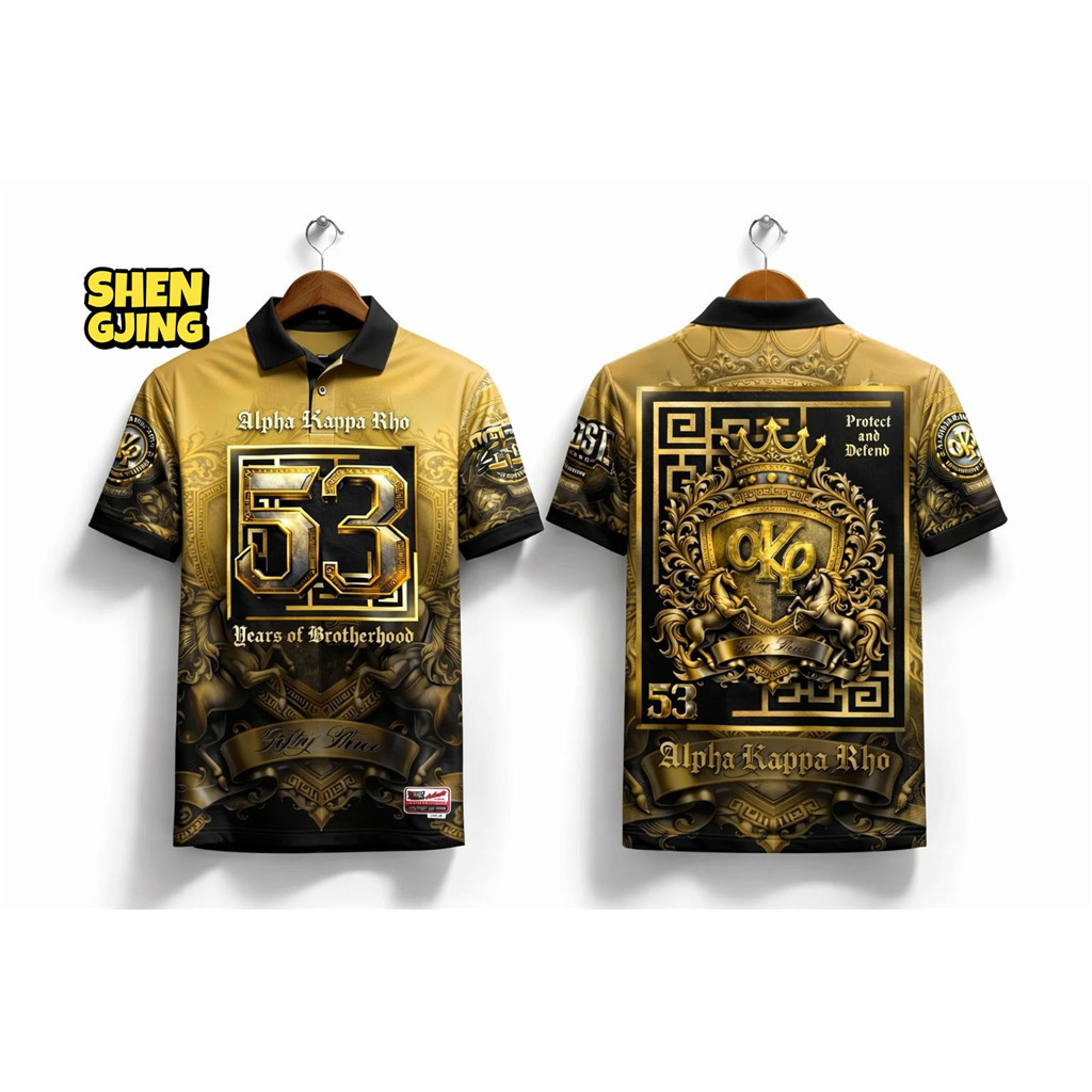 (xinghe02) 2026 ใหม่ 53nd ANNIVERSARY SKEPTRON Full Sublimation Dry-type TSHIRT AKP FRA Alpha Kappa 