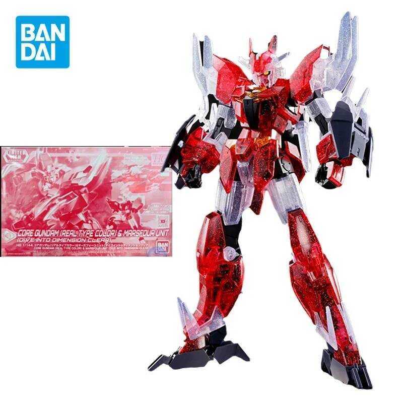 Bandai Original Gundam Model Kit Anime Figure HG1/144 CORE GUNDAM RERL TYPE COLOR Action Figures Co