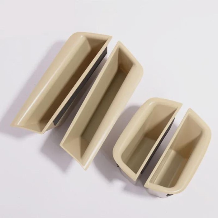For Mercedes Benz C Class W204 2008-14 Car Door Armrest Handle Holder Storage Box Bag Container Dec