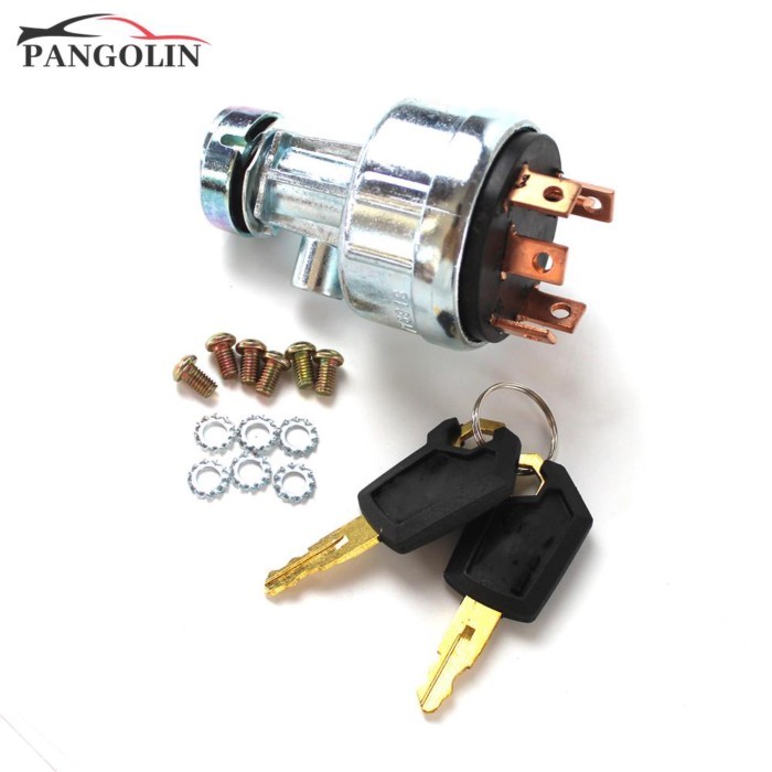 1pc 6 Plugs Ignition Switch w/ 2 Keys 7Y-3918  7Y3918 for CAT E320B 320B Excavator Repairing Parts