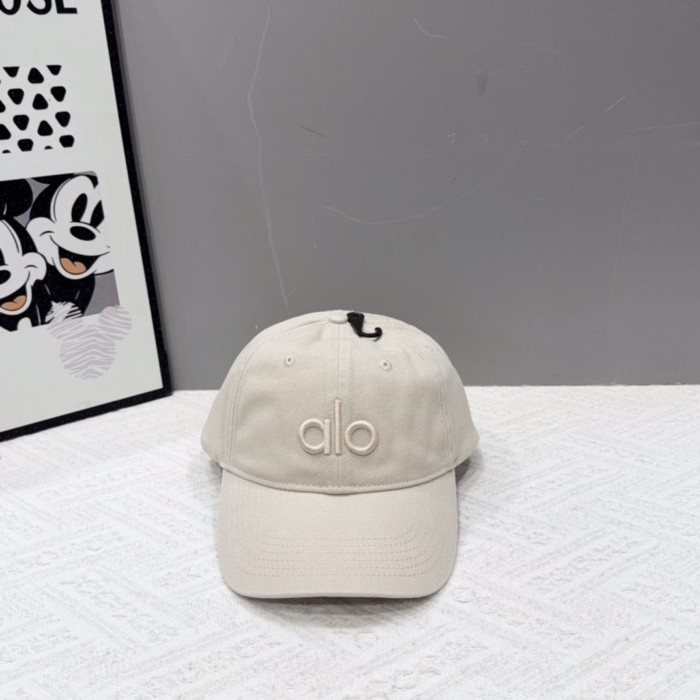 Alo หมวกเบสบอลหมวกคู่ใหม่ Breathable Face Visor Sun Protection Casual Letter Peaked หมวกกีฬาสําหรับผ