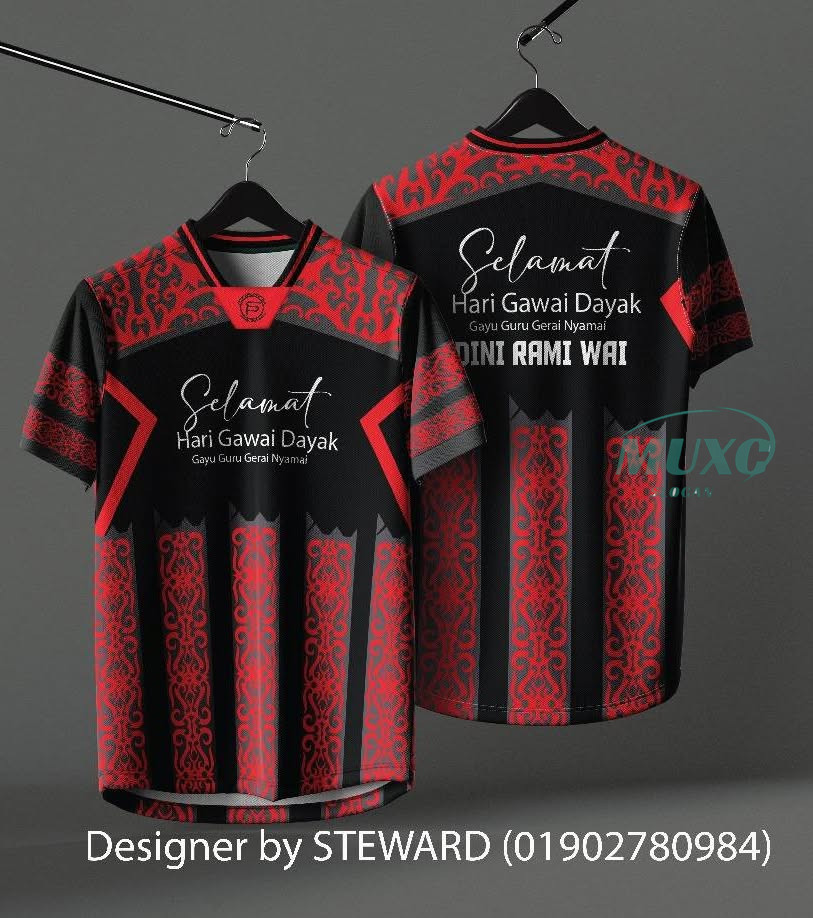 VDXLLJ-A3795 เทมเพลตแขนสั้นมาเลย์ฤดูร้อน 1.15