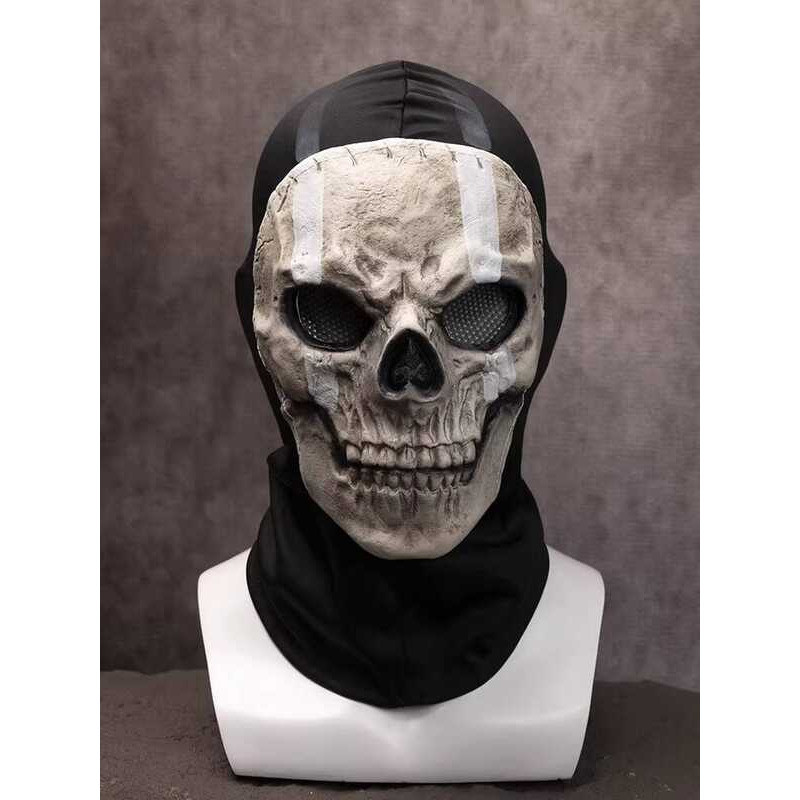 Call of Mission 2 Skull Mask ขี่จักรยานกลางแจ้ง Ghost Face ฮาโลวีน cos เกมชุดหมวก