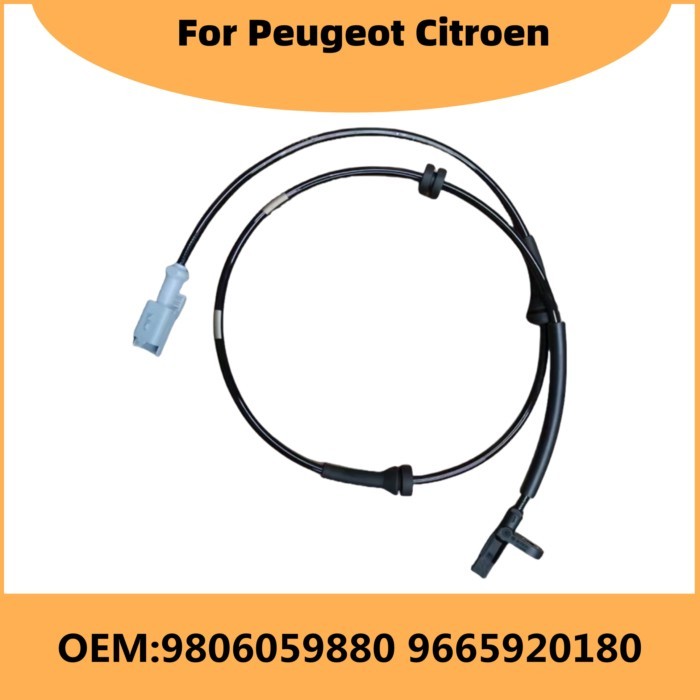 Auto Parts DS5 ABS Sensor Rear Wheel OE 9806059880 9665920180 For Peugeot Citroen DS5 DS6