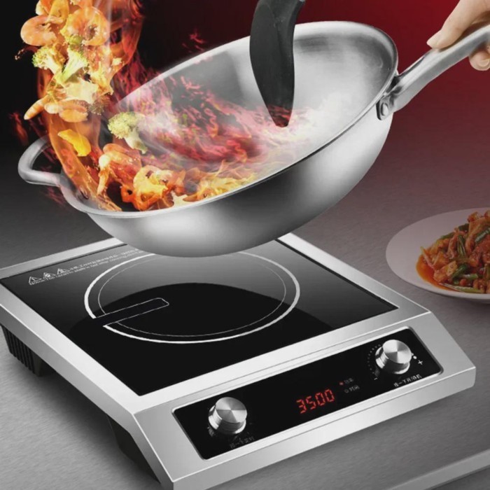 3500W/High Power Induction Hob Cooker Cooktop Household Stir-Fried Induction Cooker Commercial Elec
