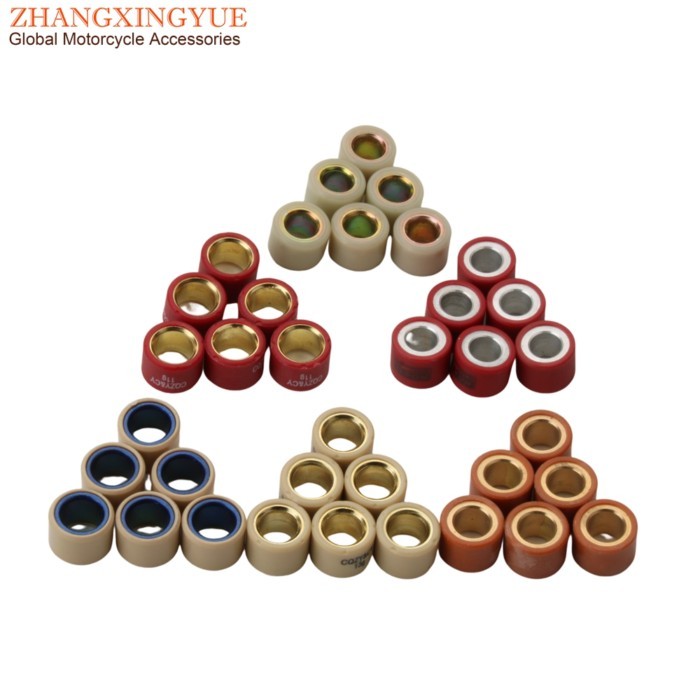 6PC PCX150 SH150 Variator Roller 7g 11g 12g 13g 16g Weights 20x15mm For Honda SH125 PCX125 Dylan NE