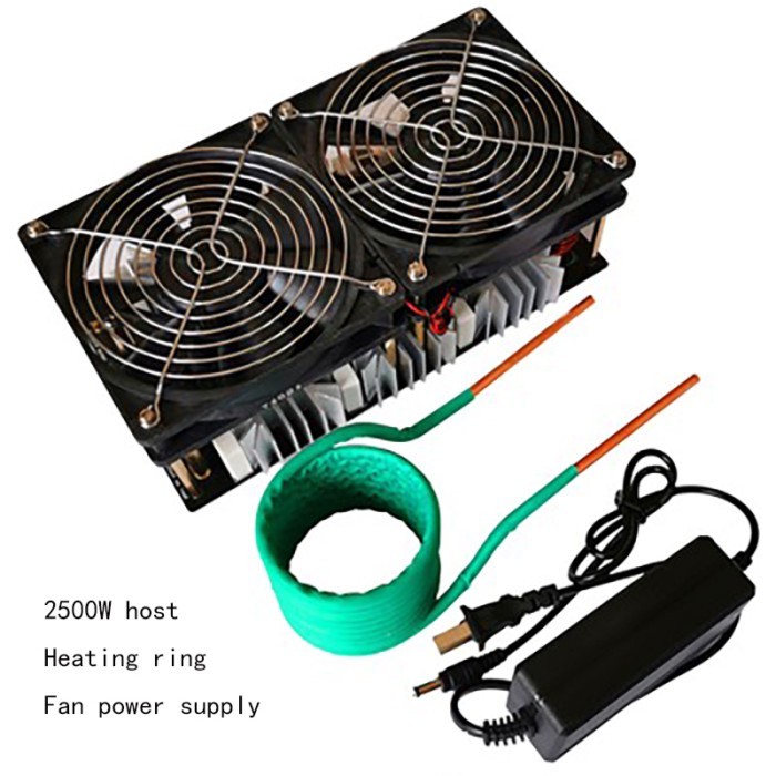 ZVS Induction Heater, 2500W Induction Heating PCB Board, High Frequency Heating Machine Melted Meta