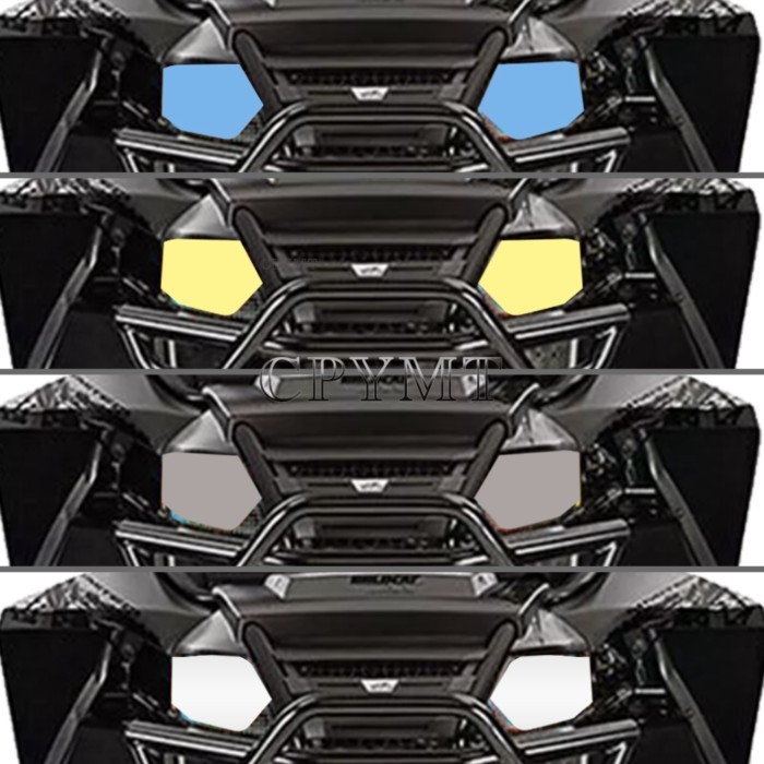 Motorcycle Headlight Film Sticker decorative Decals film Fit for Arctic Cat Wildcat GT Textron Off