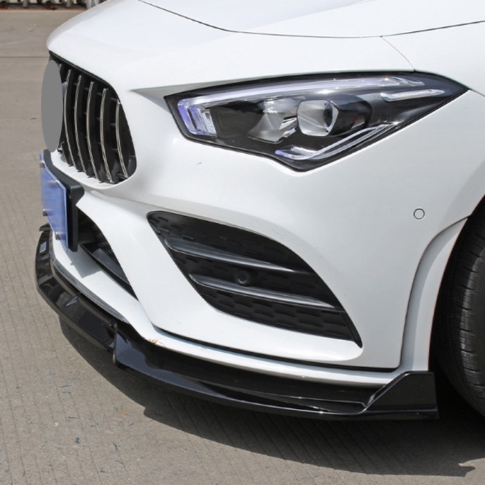 Front Bumper Lip Spoiler for Mercedes Benz CLA Class C118 X118 W118 2020-2023 Accessories Body Kits