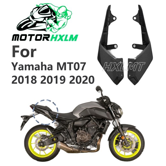 For YAMAHA MT07 MT-07 2018 2019 2020 Carbon Painted Rear Seat Tail Cowl Fairing Motorcycle carbon M