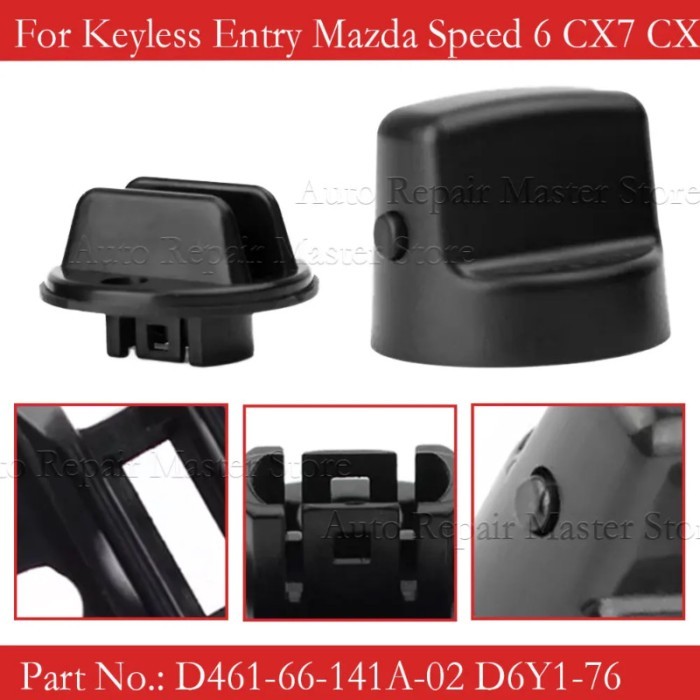 D461-66-141A-02  D6Y1-76-142 Ignition Key Knob Push Turn Switch Key Ignition Knob Set For Mazda Spe