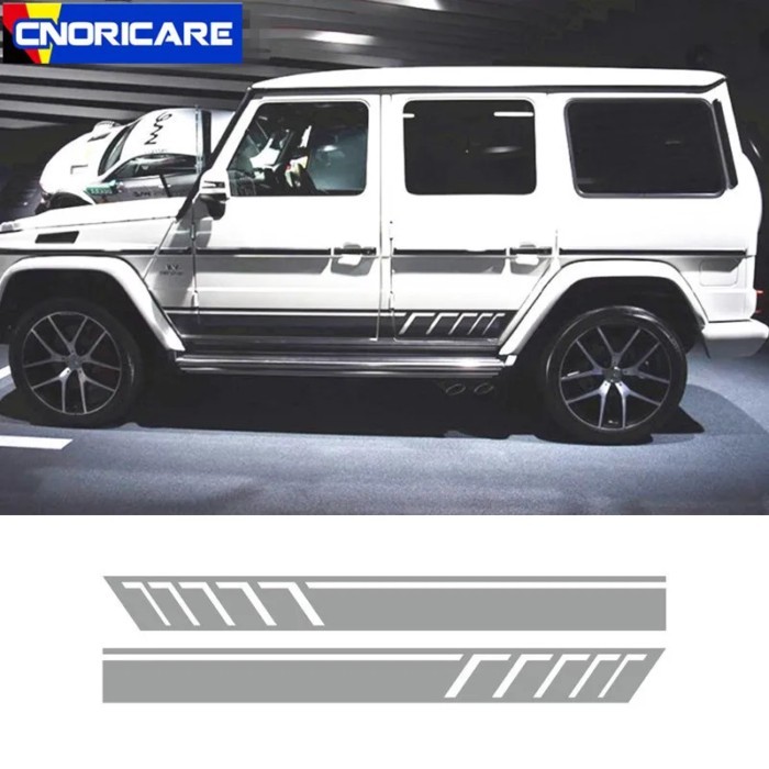 Auto Body Side Skirt Stripes Sport Styling Vinyl Decal For Mercedes-Benz G Class W63 G500 G53 Creat