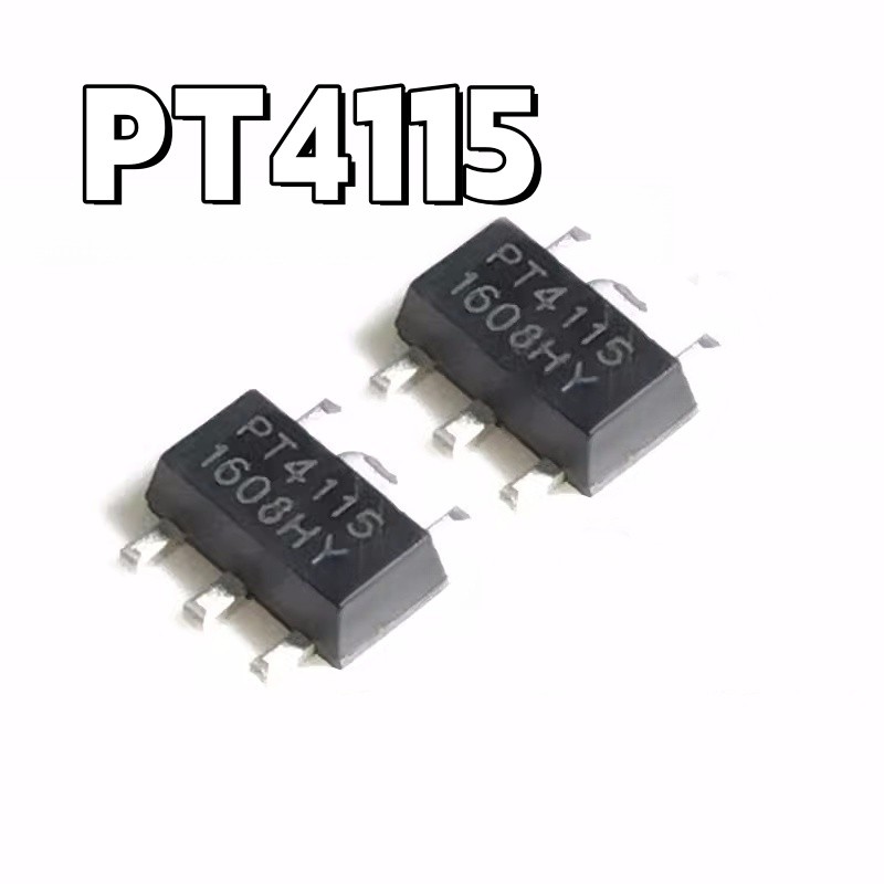 ยี่ห้อใหม่ PT4115 PT4115-89E SOT89 ไดรฟ์ IC/Buck Converter/LED ไดรฟ์กระแสไฟคงที่