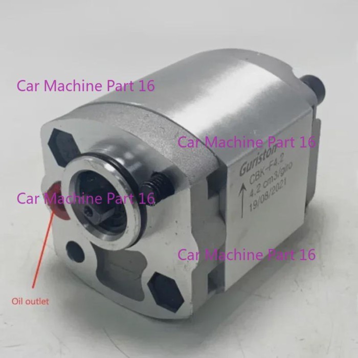 NEW CBK Gear Pump CBK-F2.1/F1.6/F3.2/F4.8 Hydraulic Oil Pump Lifter Hydraulic Power Micro Gear Pump