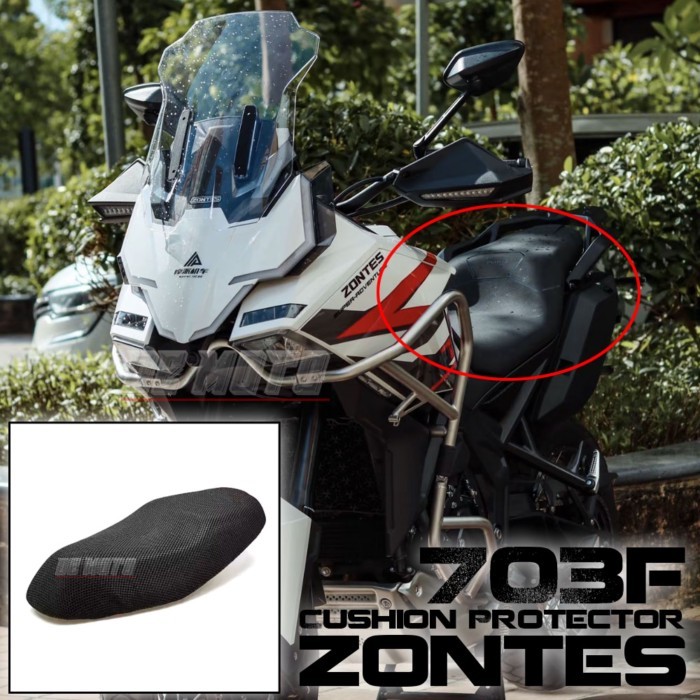 Seat Cushion Protector FOR ZONTES 703F Cushion Cover Net Sun Protection And Anti-Slip Breathable An