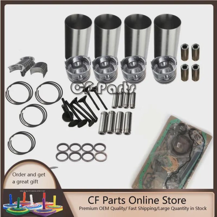 Overhaul Rebuild Kit For Hino J05C J05CT Engine Kobelco SK270 SK280 Excavator