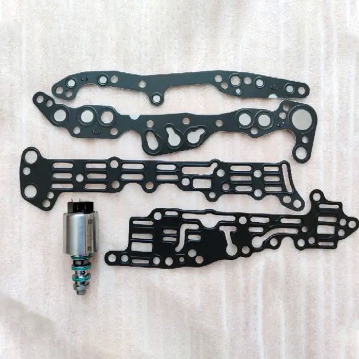 4Pcs 0DD DQ400 Gearbox Valve Body Gasket 0DD325541C 0DD325542C 0DD325467B 0DD325483B+1Pcs Solenoid