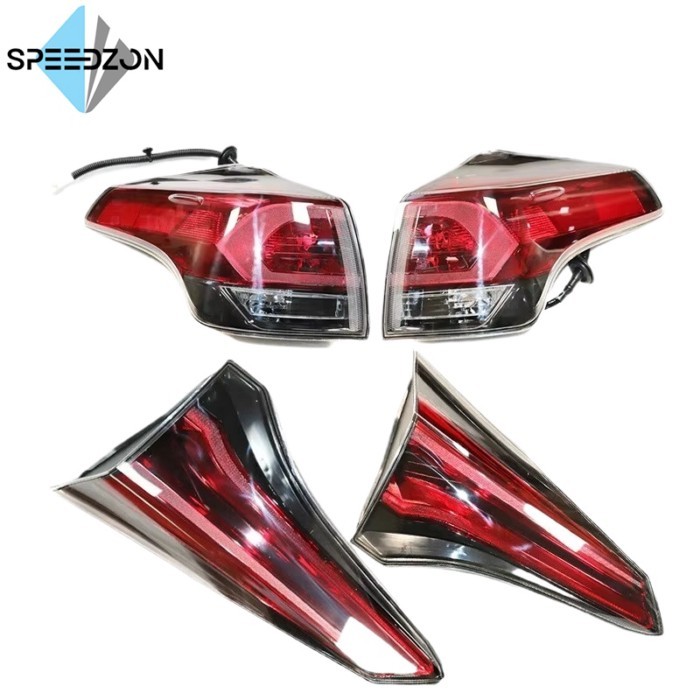 Left/Right Inner/Outer Tail Light Rear Bumper Fog Light Red Without Bulb For Toyota RAV4 2016 2017